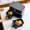 Ninja Foodi Max Dual Zone Air Fryer με Διπλό Αποσπώμενο Κάδο 9.5lt Μαύρο