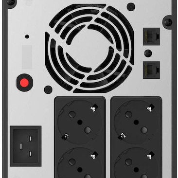 Powerwalker Basic VI 3000 STL UPS Line-Interactive 3000VA 1800W με 4 Schuko Πρίζες