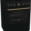 Gorenje Κουζίνα 71lt με Κεραμικές Εστίες Π60εκ. Μαύρη