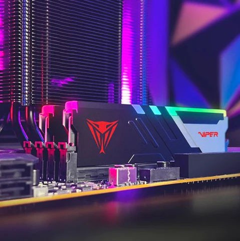 Patriot Viper Venom RGB DDR5 32GB RAM με 2x16GB Modules και Ταχύτητα 6800 για Desktop
