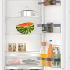 Bosch Μονόπορτο Ψυγείο 310lt Υ177.2xΠ55.8xΒ54.8εκ. Λευκό KIR81ADD0