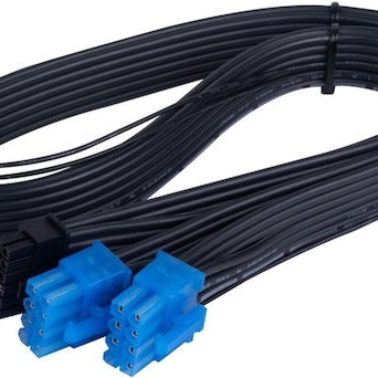 Silverstone 12+4 pin - 2x 8-Pin PCIe Cable 0.55m Μαύρο SST-PP14-PCIE