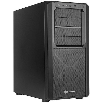 Silverstone SETA D1 Midi Tower Κουτί Υπολογιστή Μαύρο