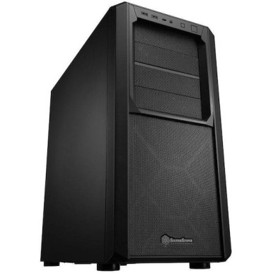 Silverstone SETA D1 Midi Tower Κουτί Υπολογιστή Μαύρο