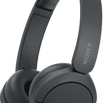 Sony WH-CH520 Ασύρματα / Ενσύρματα On Ear Ακουστικά με 50 ώρες Λειτουργίας και Quick Charge Μαύρα