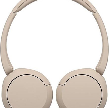 Sony WH-CH520 Ασύρματα / Ενσύρματα On Ear Ακουστικά με 50 ώρες Λειτουργίας και Quick Charge Μπεζ