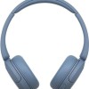 Sony WH-CH520 Ασύρματα / Ενσύρματα On Ear Ακουστικά με 50 ώρες Λειτουργίας και Quick Charge Μπλε