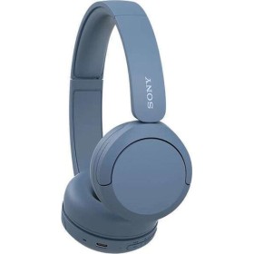 Sony WH-CH520 Ασύρματα / Ενσύρματα On Ear Ακουστικά με 50 ώρες Λειτουργίας και Quick Charge Μπλε