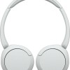 Sony WH-CH520 Ασύρματα / Ενσύρματα On Ear Ακουστικά με 50 ώρες Λειτουργίας και Quick Charge Λευκά