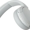 Sony WH-CH520 Ασύρματα / Ενσύρματα On Ear Ακουστικά με 50 ώρες Λειτουργίας και Quick Charge Λευκά