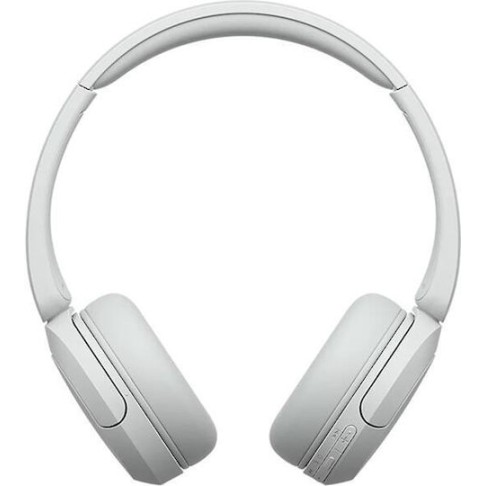 Sony WH-CH520 Ασύρματα / Ενσύρματα On Ear Ακουστικά με 50 ώρες Λειτουργίας και Quick Charge Λευκά