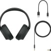 Sony WH-CH720N Ασύρματα / Ενσύρματα Over Ear Ακουστικά με 35 ώρες Λειτουργίας και Quick Charge Μαύρα