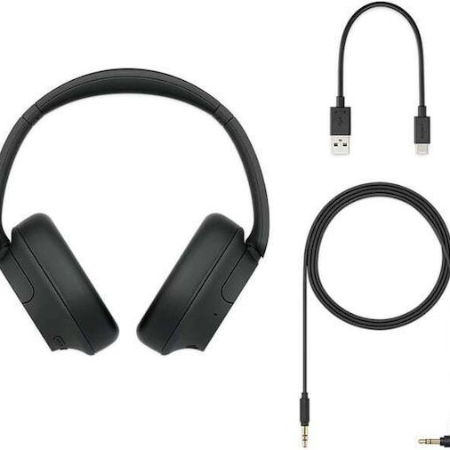 Sony WH-CH720N Ασύρματα / Ενσύρματα Over Ear Ακουστικά με 35 ώρες Λειτουργίας και Quick Charge Μαύρα