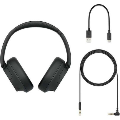 Sony WH-CH720N Ασύρματα / Ενσύρματα Over Ear Ακουστικά με 35 ώρες Λειτουργίας και Quick Charge Μαύρα