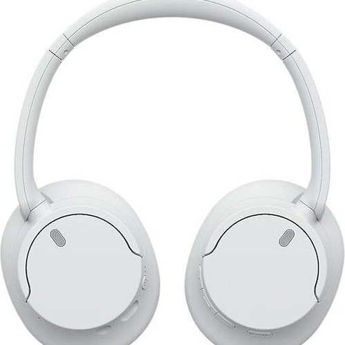 Sony WH-CH720N Ασύρματα / Ενσύρματα Over Ear Ακουστικά με 35 ώρες Λειτουργίας και Quick Charge Λευκά