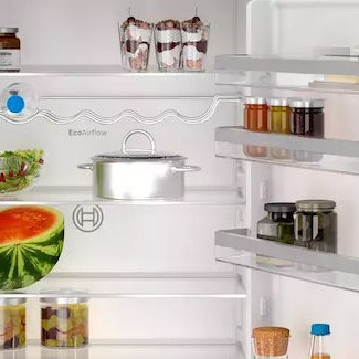 Bosch Εντοιχιζόμενος Ψυγειοκαταψύκτης 383lt NoFrost Υ193.5xΠ70.8xΒ54.8εκ. Λευκός KBN96VFE0