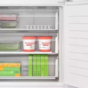 Bosch Εντοιχιζόμενος Ψυγειοκαταψύκτης 383lt NoFrost Υ193.5xΠ70.8xΒ54.8εκ. Λευκός KBN96VFE0