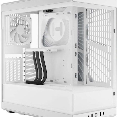 HYTE Y40 Gaming Midi Tower Κουτί Υπολογιστή με Πλαϊνό Παράθυρο Snow White