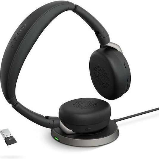 Jabra Evolve2 65 Flex MS Stereo VOIP Headset USB-A Wireless Charging (26699-999-989)