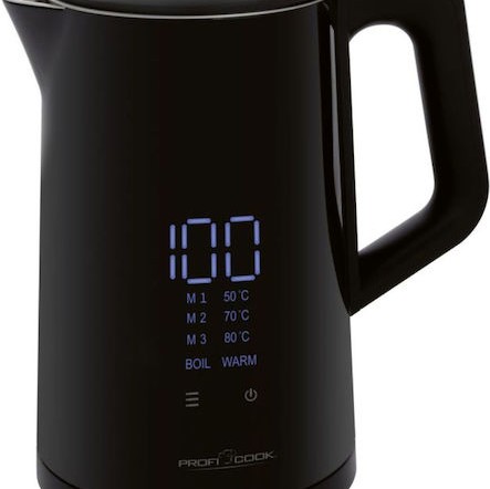 Profi Cook Βραστήρας 1.7lt 2200W Μαύρος
