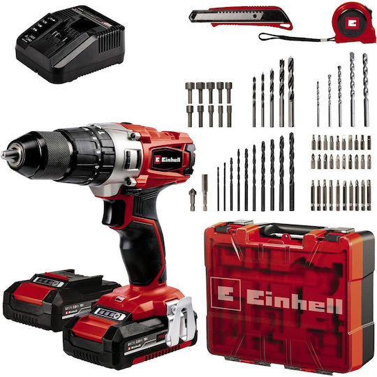 Einhell Te-cd 18/2 Δραπανοκατσάβιδο Μπαταρίας Brushless 18V 2x2Ah