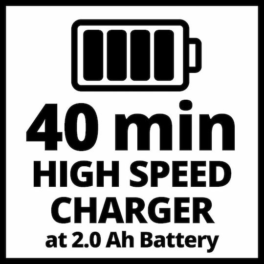 Einhell Te-cd 18/2 Δραπανοκατσάβιδο Μπαταρίας Brushless 18V 2x2Ah