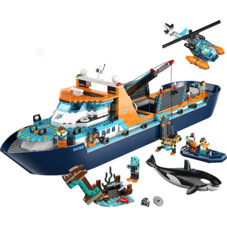 Lego City Arctic Explorer Ship για 7+ Ετών 815τμχ