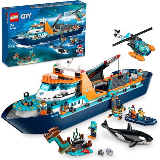 Lego City Arctic Explorer Ship για 7+ Ετών 815τμχ