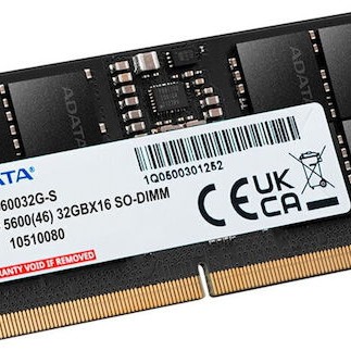 Adata DDR5 με Module 1x32GB και Ταχύτητα 5600 για Laptop
