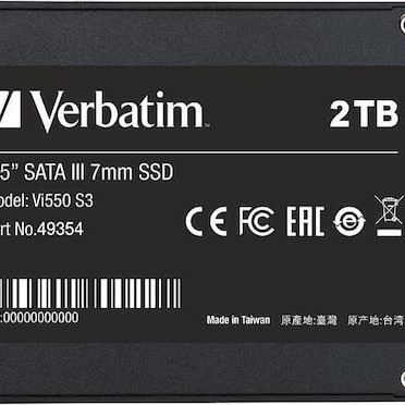 Verbatim Vi550 S3 SSD 2TB 2.5'' SATA III