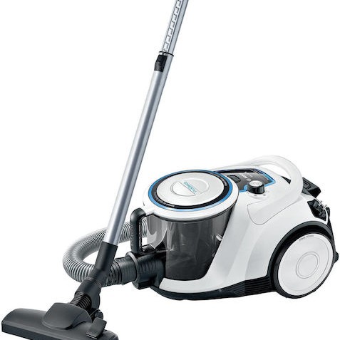 Bosch BGC41XHYG Ηλεκτρική Σκούπα 700W με Κάδο 2.4lt Λευκή