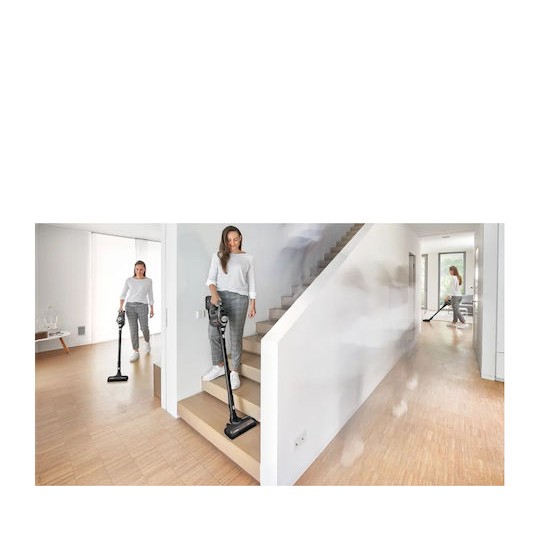 Bosch Επαναφορτιζόμενη Σκούπα 2 σε 1 Stick & Χειρός 18V Γκρι BSS825MULT