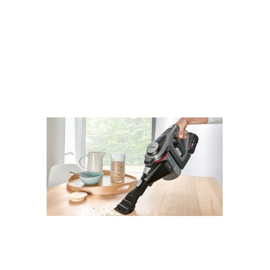 Bosch Επαναφορτιζόμενη Σκούπα 2 σε 1 Stick & Χειρός 18V Γκρι BSS825MULT