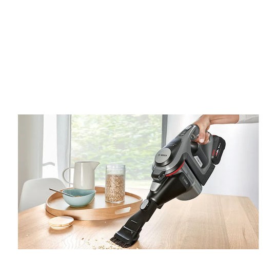 Bosch Επαναφορτιζόμενη Σκούπα 2 σε 1 Stick & Χειρός 18V Γκρι BSS825MULT