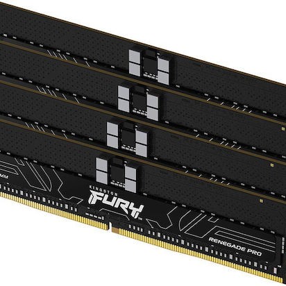 Kingston Fury Renegade Pro DDR5 64GB RAM με 4x16GB Modules και Ταχύτητα 5600 για Desktop