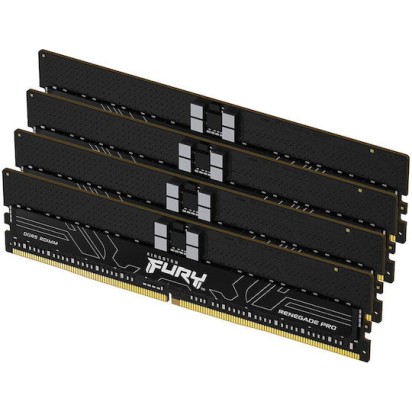 Kingston Fury Renegade Pro DDR5 64GB RAM με 4x16GB Modules και Ταχύτητα 5600 για Desktop