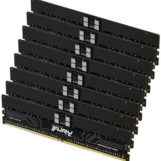 Kingston Fury Renegade Pro DDR5 256GB RAM με 8x32GB Modules και Ταχύτητα 5600 για Desktop