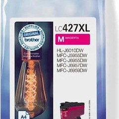Brother LC427XL Γνήσιο Μελάνι Εκτυπωτή InkJet Ματζέντα (LC-427XLM)