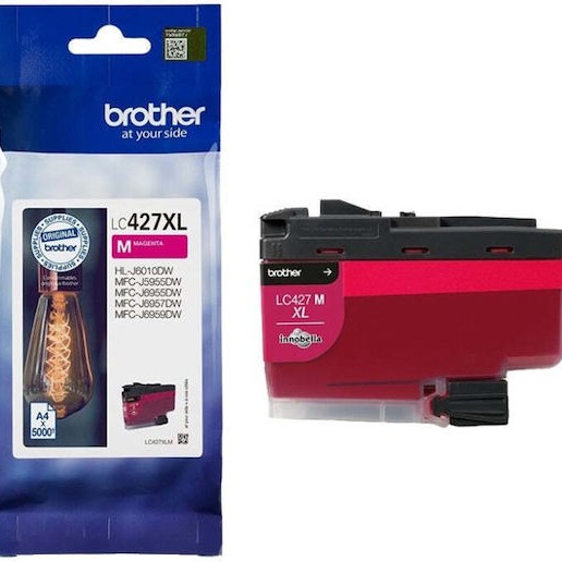 Brother LC427XL Γνήσιο Μελάνι Εκτυπωτή InkJet Ματζέντα (LC-427XLM)