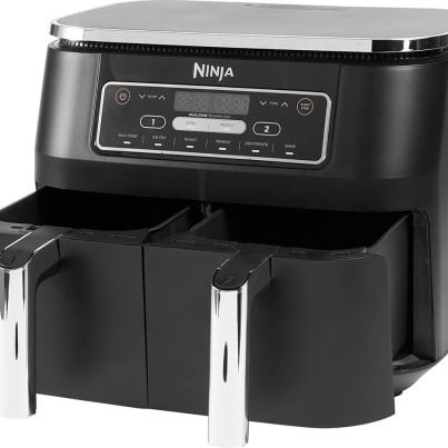 Ninja Foodi Max Dual Zone Air Fryer με Wi-Fi & Διπλό Αποσπώμενο Κάδο 7.6lt Μαύρο