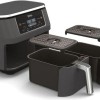 Ninja Foodi Max Dual Zone Air Fryer με Wi-Fi & Διπλό Αποσπώμενο Κάδο 7.6lt Μαύρο