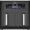 Ninja Foodi Max Dual Zone Air Fryer με Wi-Fi & Διπλό Αποσπώμενο Κάδο 7.6lt Μαύρο