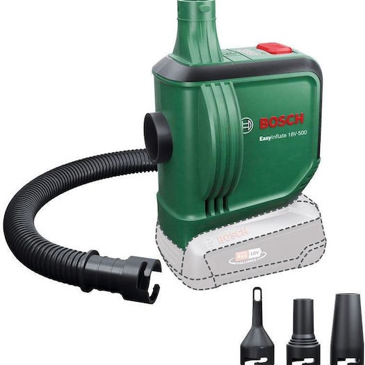 Bosch Easy Inflate 18V500 Ηλεκτρική Τρόμπα για Φουσκωτά Πράσινο