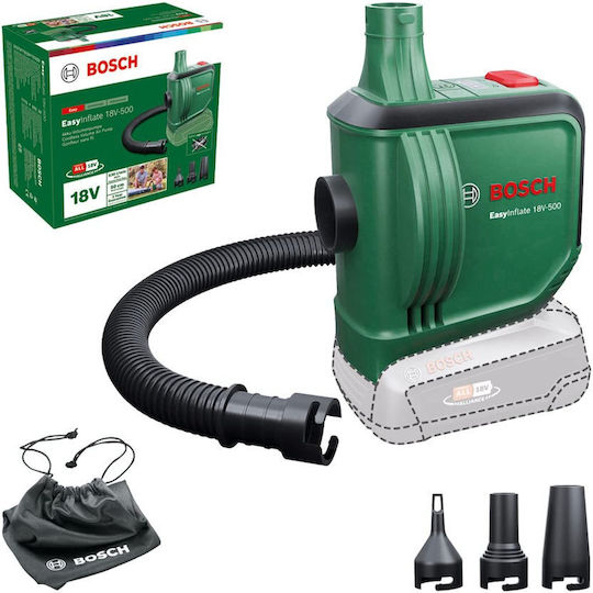 Bosch Easy Inflate 18V500 Ηλεκτρική Τρόμπα για Φουσκωτά Πράσινο