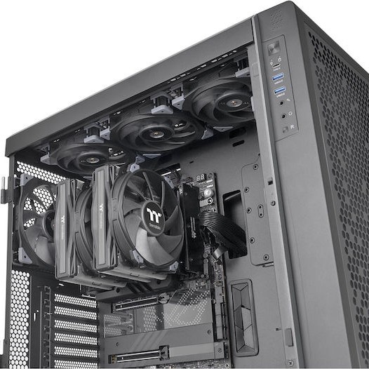 Thermaltake Toughair 710 Ψύκτρα Επεξεργαστή για Socket AM4/AM5/1200/115x/1700 Γκρι