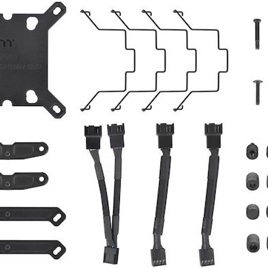 Thermaltake Toughair 710 Ψύκτρα Επεξεργαστή για Socket AM4/AM5/1200/115x/1700 Γκρι