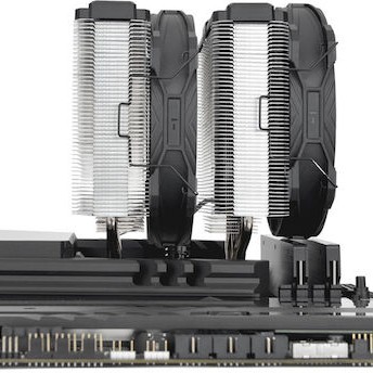 Thermaltake Toughair 710 Ψύκτρα Επεξεργαστή για Socket AM4/AM5/1200/115x/1700 Γκρι