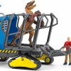 Schleich-S Παιχνίδι Μινιατούρα Dinosaurs - Track Vehicle