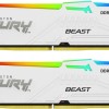 Kingston Fury Beast RGB DDR5 64GB RAM με 2x32GB Modules και Ταχύτητα 6000 για Desktop