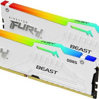 Kingston Fury Beast RGB DDR5 32GB RAM με 2x16GB Modules και Ταχύτητα 5200 για Desktop